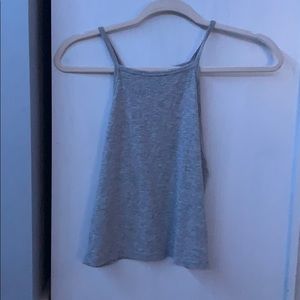 super cute gray halter tank top!